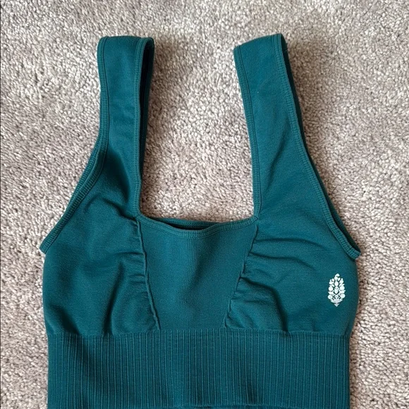 FP Movement by Free People Green Crop Top - Picture 1 of 1